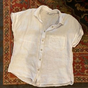 Zara linen shirt